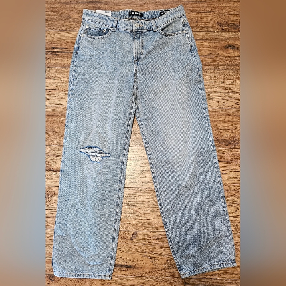 Joe Fresh Low Rise Baggy Straight Jeans